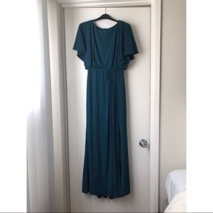 Bhldn Lena dress in emerald sz 10